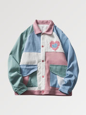 Harajuku Streetwear Jacke 'HRT711' – Bomberjacke im Sukajan-Stil für Herren und Damen
