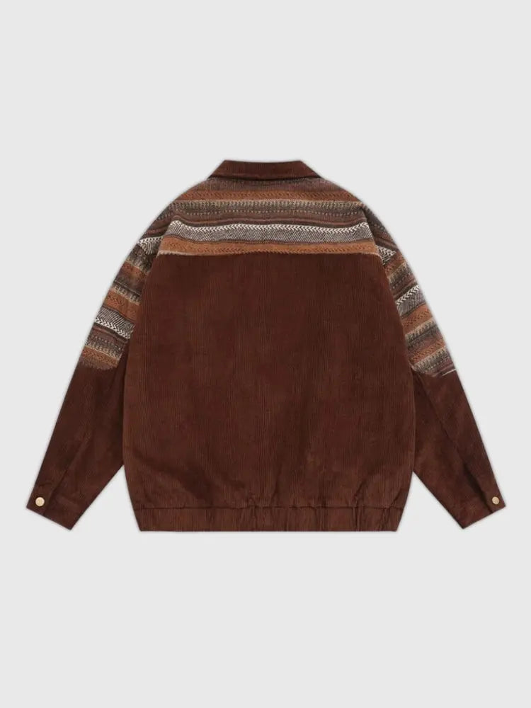 Retro-Streetwear-Jacke 'Safari' – bestickt, Bomberjacke im japanischen Design