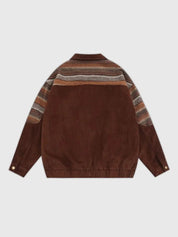 Retro-Streetwear-Jacke 'Safari' – bestickt, Bomberjacke im japanischen Design
