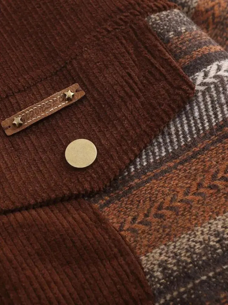 Retro-Streetwear-Jacke 'Safari' – Detail: japanisches Motiv, Bomberjacke japanischen Stil