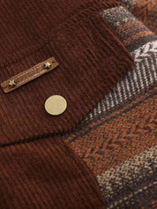 Retro-Streetwear-Jacke 'Safari' – Detail: japanisches Motiv, Bomberjacke japanischen Stil