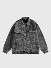 Streetwear Denim Jacke 'Skin' – Bomberjacke im Sukajan-Stil für Herren und Damen