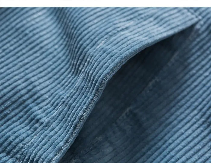 Gerippte Jeansjacke 'WRK711' – Detail: japanisches Motiv, Bomberjacke japanischen Stil