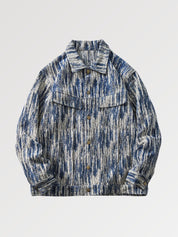 Retro-Jeansjacke 'HBO711' – bestickt, Bomberjacke im japanischen Design
