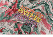 Tie & Dye Jeansjacke 'BST711' – Detail: japanisches Motiv, Bomberjacke japanischen Stil