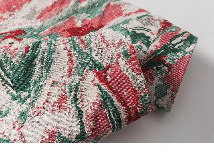 Tie & Dye Jeansjacke 'BST711' – Styling-Aufnahme im Sukajan-Stil