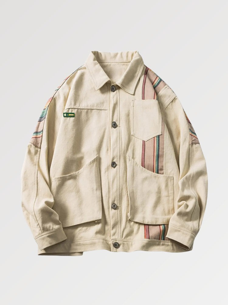 Vintage-Jeansjacke 'KETURO' – Bomberjacke im Sukajan-Stil für Herren und Damen