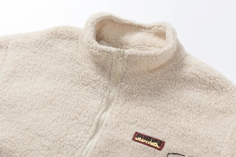 Urban-Wolljacke 'JAKARTA' – mit Reißverschluss: detailreicher Bomberjacke im japanischen Stil
