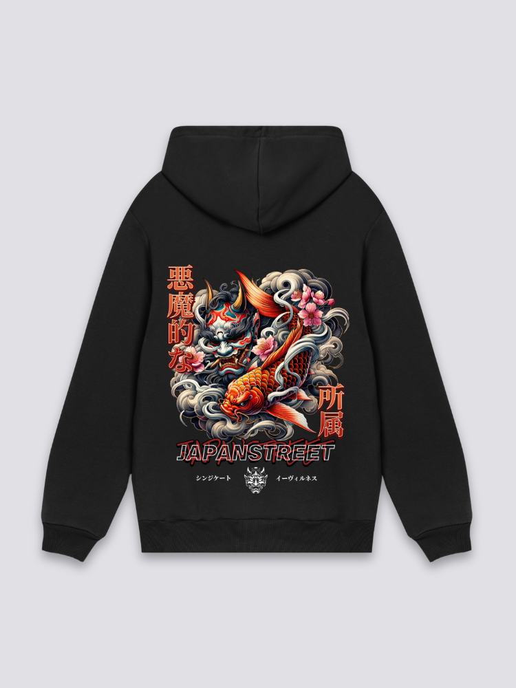Vintage japanischer Hoodie – Hoodie im Streetwear-Stil für Herren und Damen