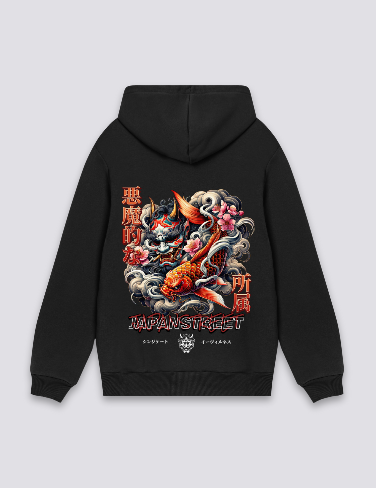 Vintage japanischer Hoodie – Hoodie im Streetwear-Stil für Herren und Damen