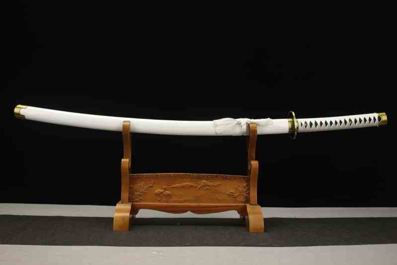 Wado Ichimonji Katana (Ein Stück) – Detail: scharfe Klinge, Katana japanischen Stil