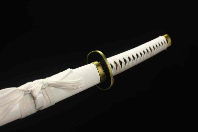 Wado Ichimonji Katana (Ein Stück) – Nahaufnahme Katana mit japanischem Motiv
