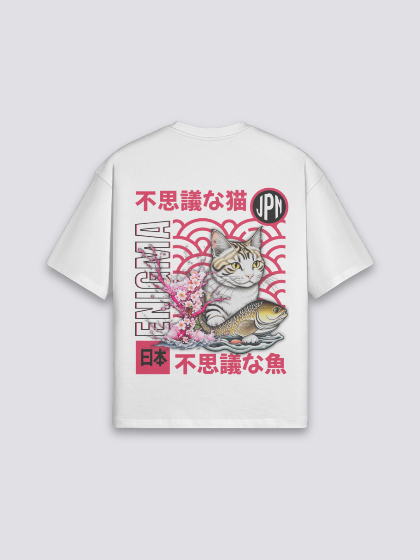 Traditionelles japanisches T-Shirt – Oversize, T-Shirt im japanischen Design