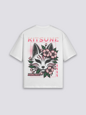 Kitsune T-Shirt – Oversize, T-Shirt im japanischen Design