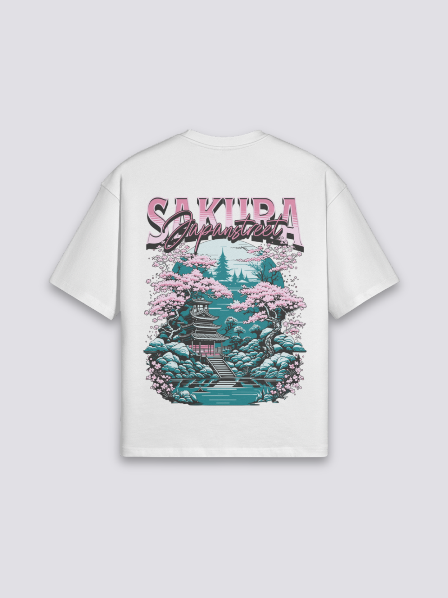 Sakura T-Shirt – Oversize, T-Shirt im japanischen Design