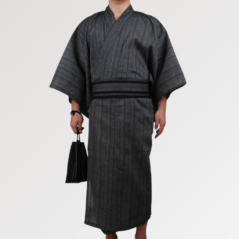 Baumwoll-Yukata 'Hokuto' – Kimono im traditionellen japanischen Stil für Herren und Damen