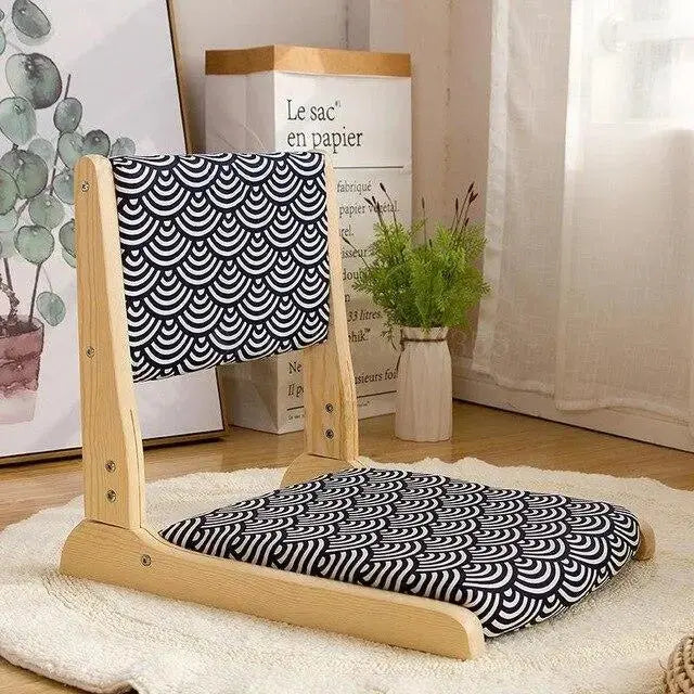 Japanischer Zaisu 'Tohuda Bahashi' – Klapphocker im japanischen Stil für Unisex