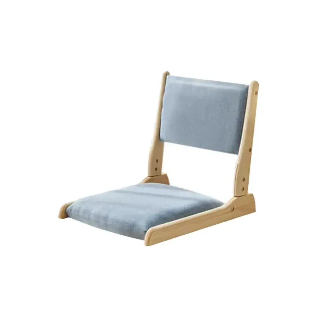 Einfarbiger japanischer Zaisu 'Kitami' – Detail: bequem, Klapphocker japanischen Stil