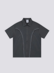 Zip-Hemd – Poloshirt im Streetwear-Stil für Herren