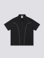 Zip-Hemd – Kurzarm, Poloshirt im japanischen Design