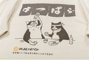 Japanisches T-Shirt mit Muster 'Ninomiya' – Detail: japanisches Motiv, T-Shirt japanischen Stil