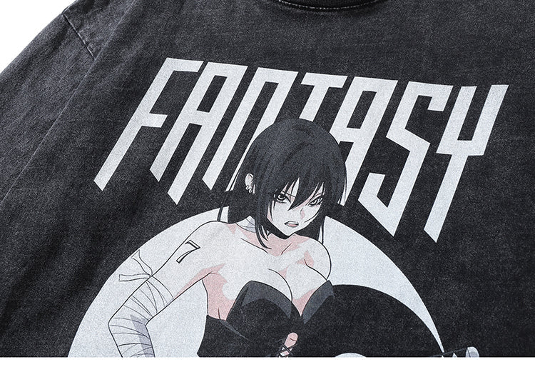Japanischer Samurai-Pullover 'Tamano' – Detail: Rundhals, Sweatshirt japanischen Stil