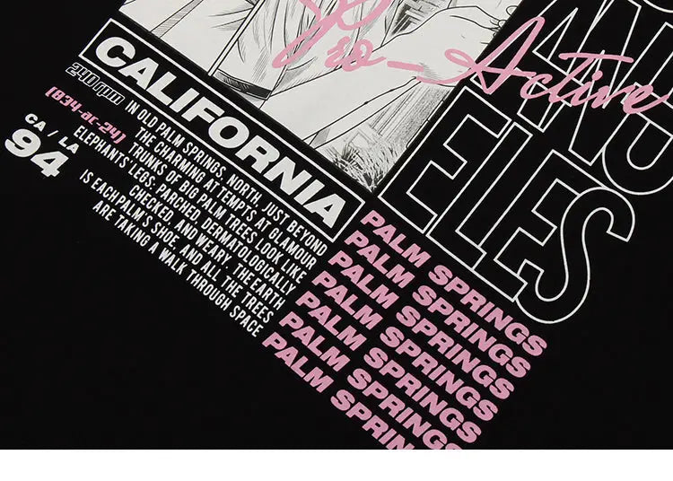 Japanisches Manga-T-Shirt 'Yokote' – Nahaufnahme T-Shirt mit japanischem Motiv