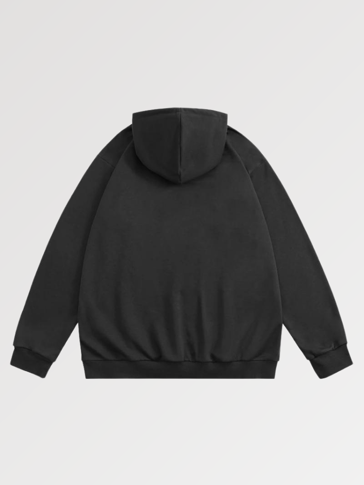 Japanischer Kapuzenpullover 'Mizunami' – Hoodie für Winter und Herbst, Premium-Qualität