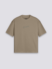 Anime T-Shirt mit Bad Girl unter Regenschirm, charismatischer Anime-Druck, oversize Baumwolle, Rückenansicht Farbvariante