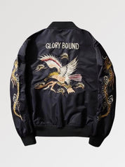 Fliegerbomberjacke 'Glory Bound' – Bomberjacke im Sukajan-Stil für Herren und Damen