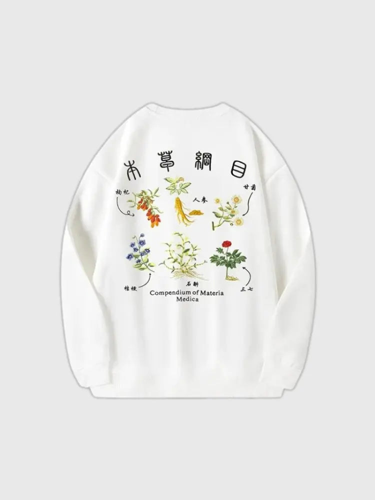 Schwarzer bestickter Hoodie 'Kadomina' – Oversize, Hoodie im japanischen Design