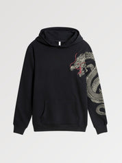 Chinesischer Drache Hoodie 'Huanglong' – Hoodie im Streetwear-Stil für Herren und Damen