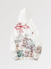 Niedlicher japanischer Kapuzenpullover 'Misawa' – Hoodie im Streetwear-Stil für Herren und Damen