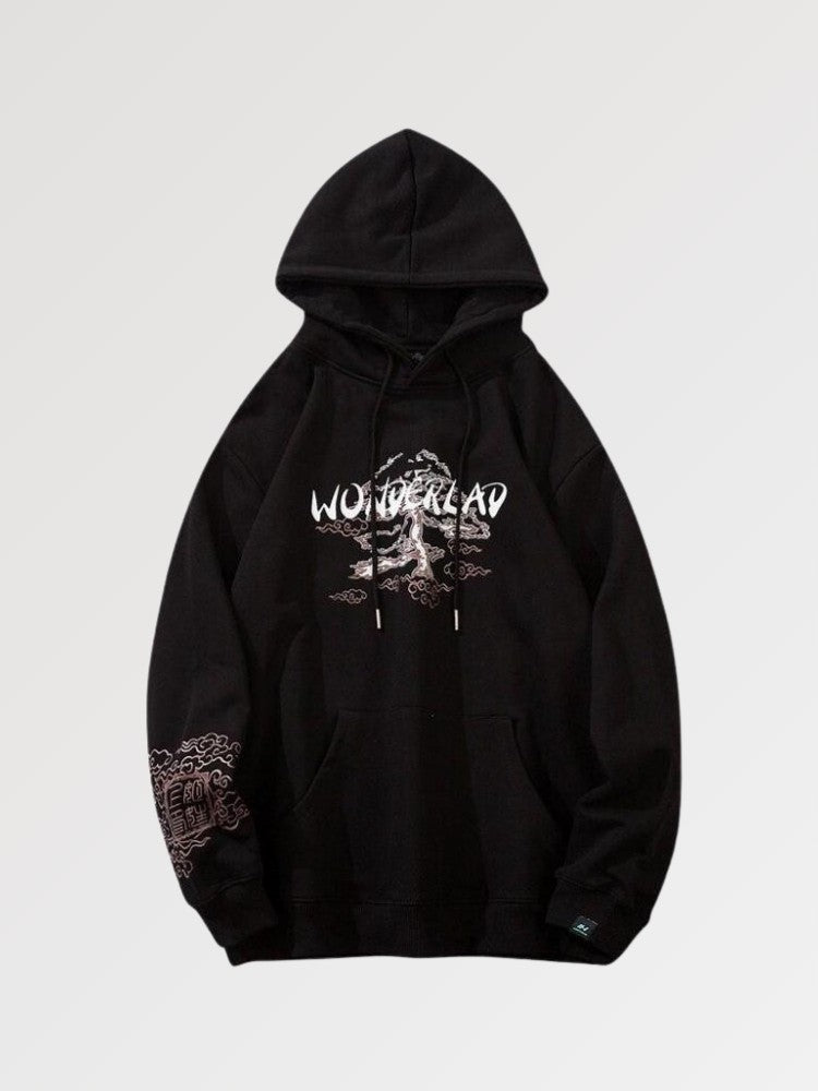 Niedlicher japanischer Kapuzenpullover 'Misawa' – Hoodie für Winter und Herbst, Premium-Qualität