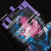 Cyberpunk-Sweatshirt 'Nerdz Édition' – Detail: Rundhals, Sweatshirt japanischen Stil