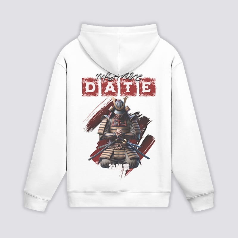 Date Masamune Hoodie - 独眼竜 — Weiß