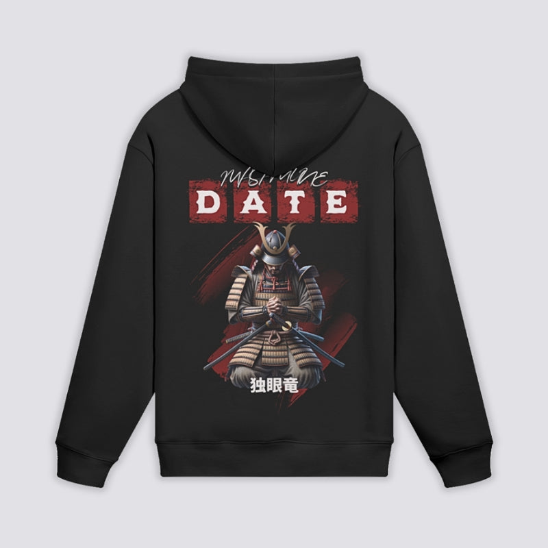 Date Masamune Hoodie - 独眼竜 — Schwarz