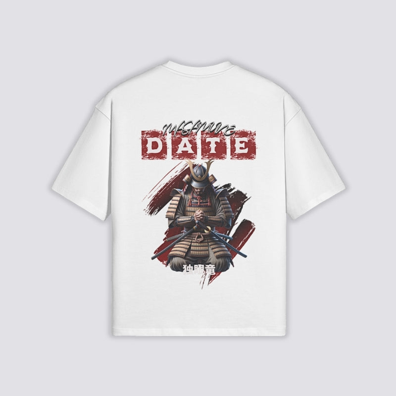 Date Masamune T-Shirt - 独眼竜 — Weiß