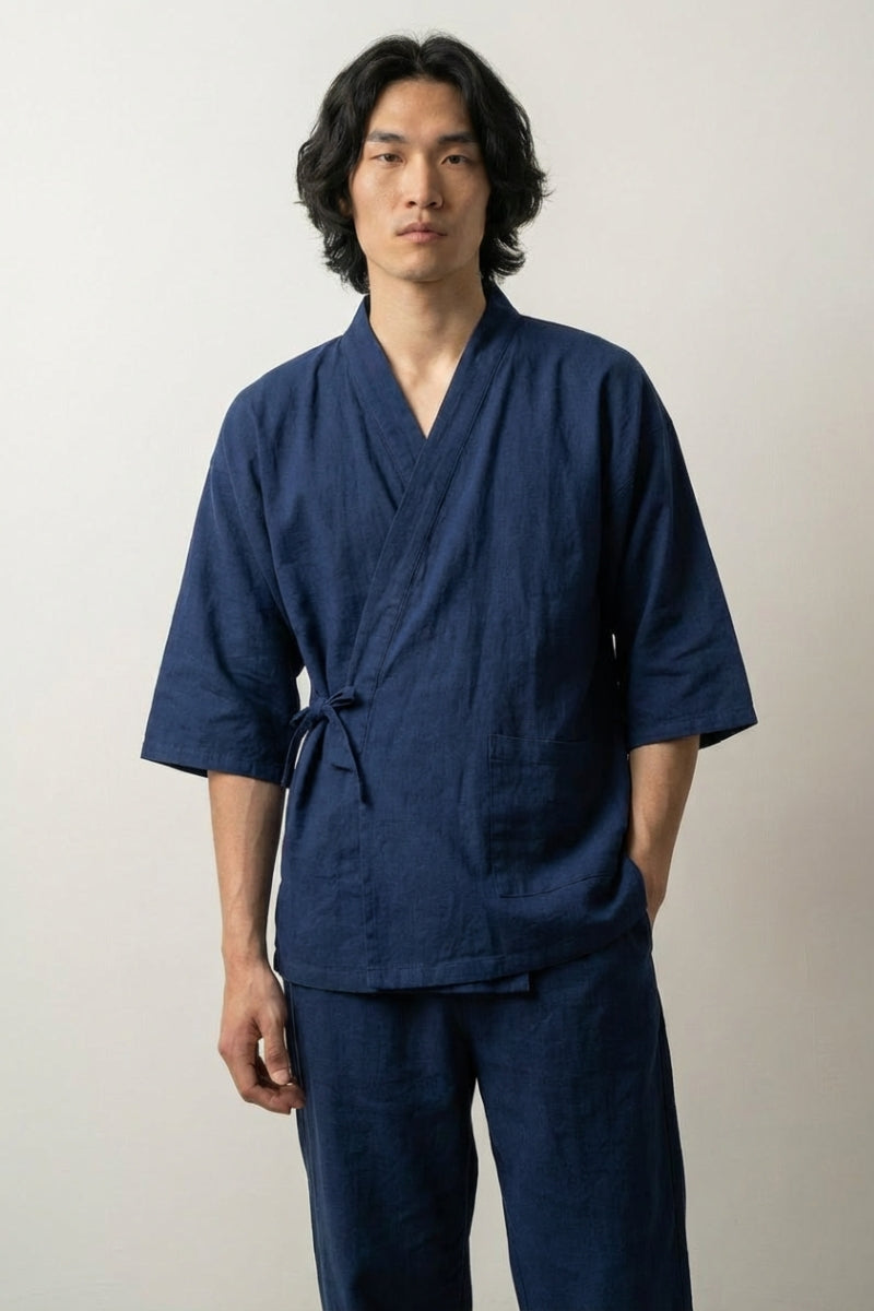 Japanisches Jinbei-Set 'Seikon' – Studioaufnahme