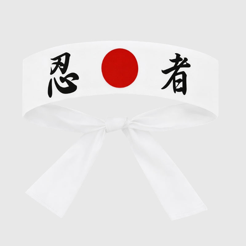Hachimaki Stirnband – traditionelles japanisches Stirnband, im Kriegerstil gebunden