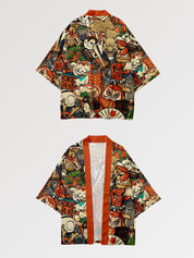 Haori-Anime 'Nihon no Shinboru' – Kimono für traditionelle Anlässe, Premium-Qualität