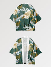 Haori-Jacke 'Tsuru no Gawa' – Kimono für traditionelle Anlässe, Premium-Qualität