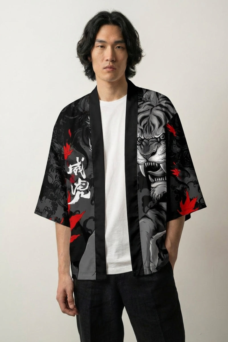 Haori-Tiger 'Japan Taiga' – Studioaufnahme Rückseite