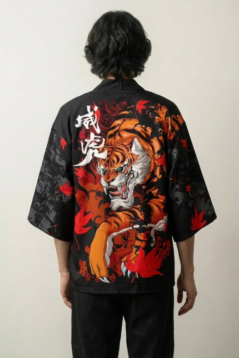 Haori-Tiger 'Japan Taiga' – Studioaufnahme Vorderseite