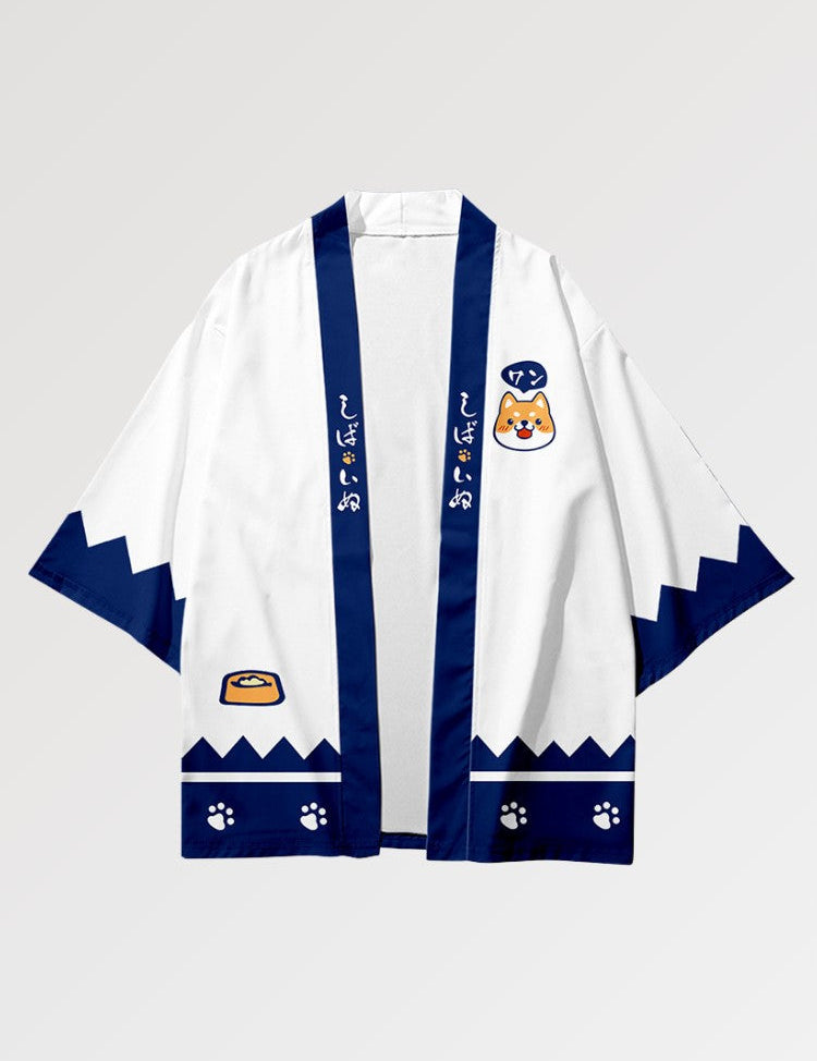 Haori Kimono 'Shiba Inu' – japanisches Gewand, Kimono im japanischen Design