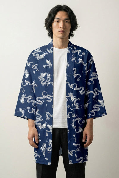 Happi Coat 'Ryū Indigo'