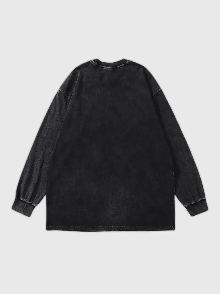 Harajuku-Stil-Sweatshirt 'Anime Girl' – Oversize, Sweatshirt im japanischen Design