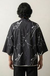 Herren-Kimono-Oberteil 'Kaito Edition' – Studioaufnahme Rückseite