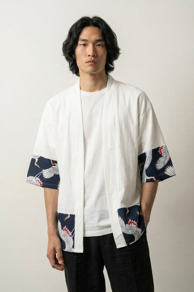 Herren Kimono-Strickjacke 'Hisashi'