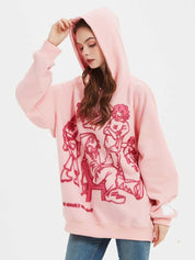 Kapuzenpullover Streetwear 'Okigami' – Baumwolle: detailreicher Hoodie im japanischen Stil